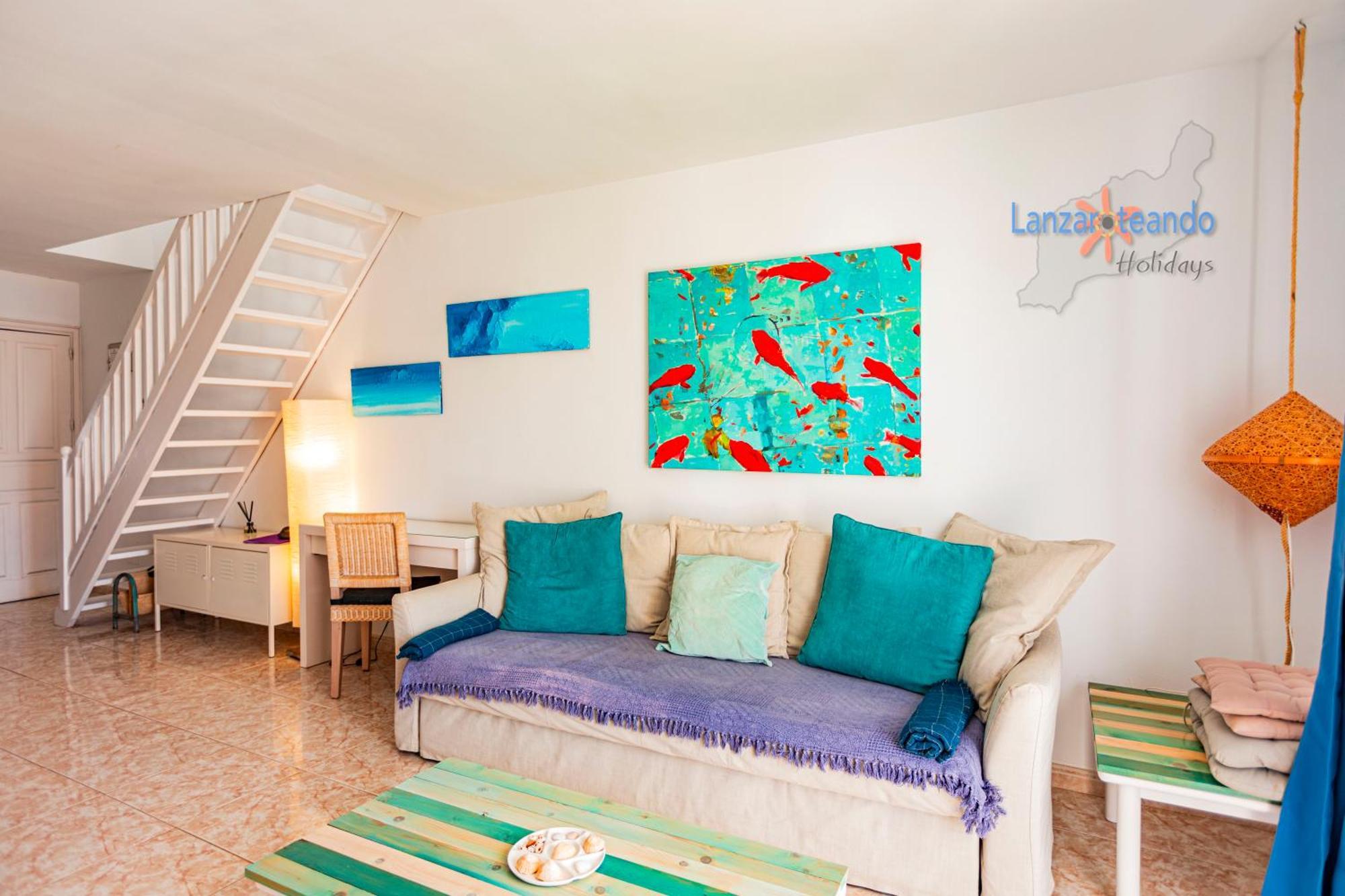Vivienda Vacacional Sunny - Duplex Apartment 2Beds 2 Baths 코스타 테기세 외부 사진